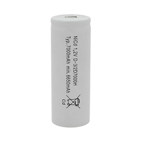 Mexcel D-3/2D7000H NiCd-Akku 7000mAh F imSchrumpfschlauch hochtemperatur