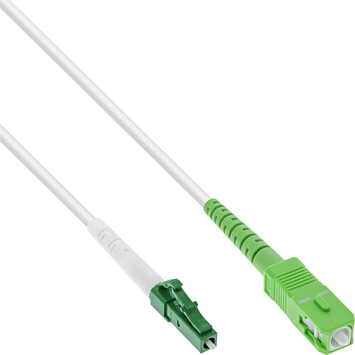 Inline® LWL Simplex Kabel, FTTH, LC/APC 8° zu SC/APC 8°, 9/125µm, OS2, 40m