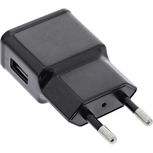 Inline® USB Ladegerät Single, Netzteil, 100-240V zu 5V/1,2A, schwarz Inline® USB Ladegerät Single, Netzteil, 100-240V zu 5V/1,2A, schwarz