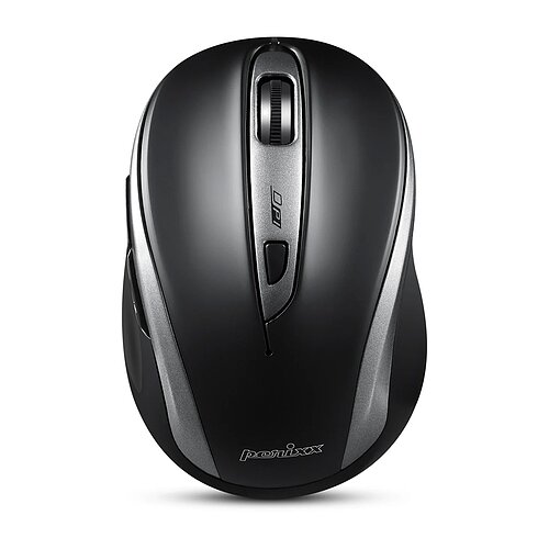 Maus, Perixx PERIMICE-721 IB Wireless ergonomisch, 5-Tasten, silber/schwarz Maus, Perixx PERIMICE-721 IB Wireless ergonomisch, 5-Tasten, silber/schwarz