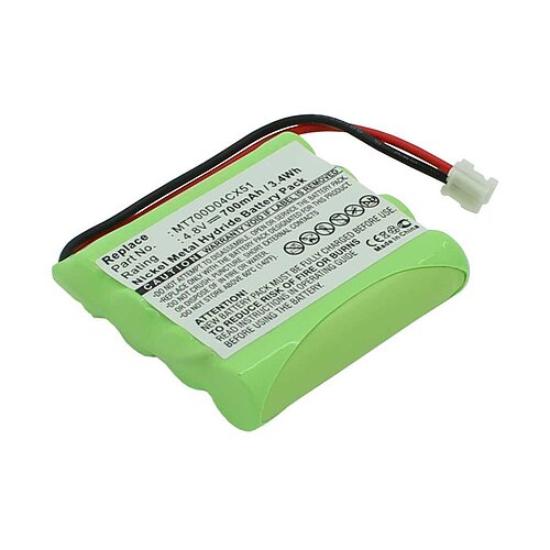 Babyphoneakku NiMH 4,8V 700mAh ersetzt Philips MT700D04CX51