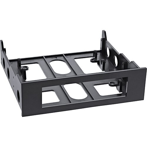 Inline® Floppy-Einbaurahmen mit Schrauben, schwarz Inline® Floppy-Einbaurahmen mit Schrauben, schwarz