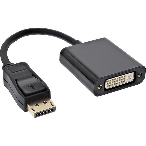 Inline® DisplayPort Adapterkabel, DisplayPort Stecker auf DVI-D 24+5 Buchse