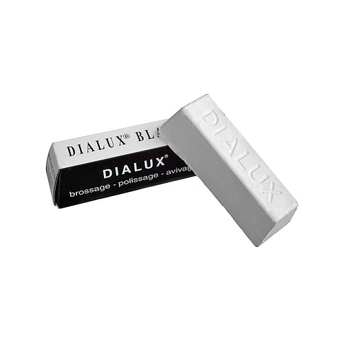 Dialux Polierpaste weiß blance ca.100g Pastenriegel - für alle Metalle Dialux Polierpaste weiß blance ca.100g Pastenriegel - für alle Metalle