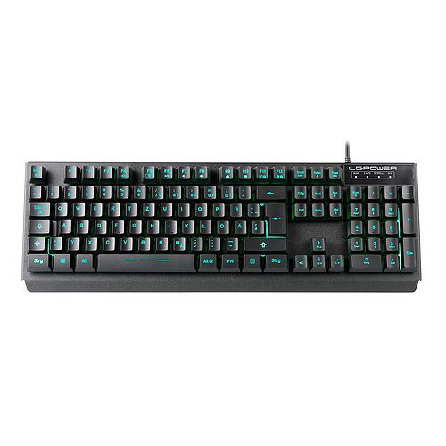 LC-Power LC-KEY-4B-LED Beleuchtete LED-Tastatur DE, USB, schwarz LC-Power LC-KEY-4B-LED Beleuchtete LED-Tastatur DE, USB, schwarz