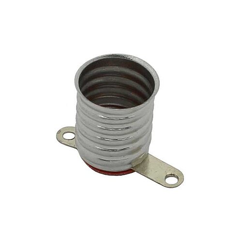 Fassung E10 mit 2 Lötfahnen