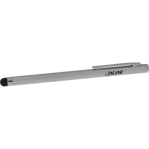 Inline® Stylus, Stift für Touchscreens von Smartphone und Tablet, silber Inline® Stylus, Stift für Touchscreens von Smartphone und Tablet, silber