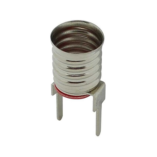 Fassung E10 mit 2 Lötstiften