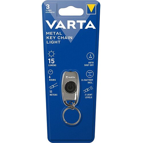 Varta Metal Key Chain Light 16603 - inkl. Batterien