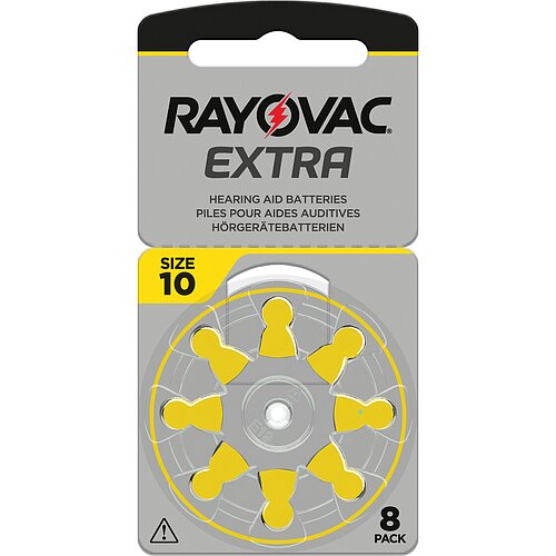Typ 10 PR70 Rayovac Extra Advanced Hörgerätebatterien - Gelb - 38 x 8 Blister - 304 Batterien Typ 10 PR70 Rayovac Extra Advanced Hörgerätebatterien - Gelb - 38 x 8 Blister - 304 Batterien